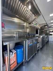 2021 Kitchen Concession Trailer Kitchen Food Trailer Diamond Plated Aluminum Flooring Florida for Sale