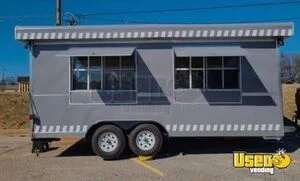 2021-  6' x 18' Food Concession Trailer Mobile Kitchen for Sale in Oklahoma!