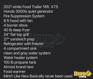 2021 Kitchen Food Trailer 16 Florida for Sale