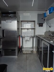 2021 Kitchen Food Trailer Diamond Plated Aluminum Flooring California for Sale