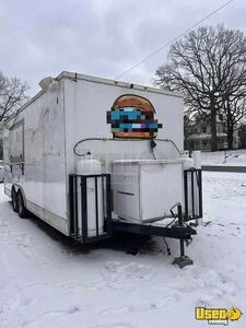 2021 Kitchen Food Trailer Stainless Steel Wall Covers Ohio for Sale