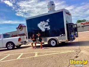 2021 Kitchen Trailer Kitchen Food Trailer Diamond Plated Aluminum Flooring Texas for Sale