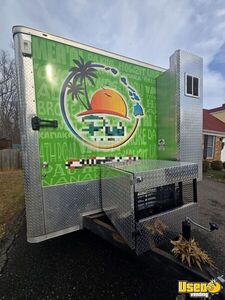 2021 Kitchen Trailer Kitchen Food Trailer Diamond Plated Aluminum Flooring Virginia for Sale