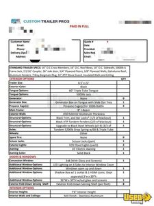 2021 Kitchen Trailer Kitchen Food Trailer Fresh Water Tank Louisiana for Sale