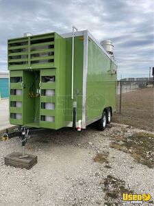 2021 Kitchen Trailer Kitchen Food Trailer Prep Station Cooler Texas for Sale