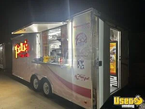 Turnkey - 2021 8' x 20' Kitchen Food Concession Trailer with Fire Suppression System for Sale in Texas!