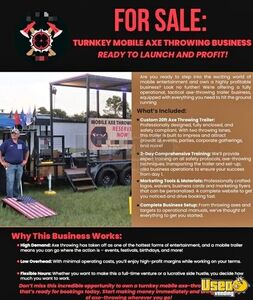 2021 Mobile Axe Throwing Trailer Other Mobile Business 9 Florida for Sale
