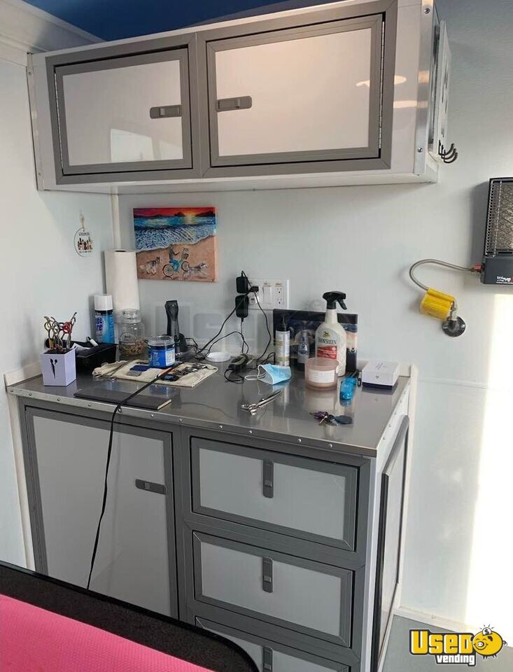 2021 6' x 12' United Trailer Mobile Dog Groomer Pet Grooming Trailer