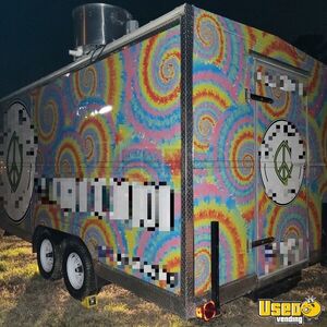 2021 Platform Food Concession Trailer Kitchen Food Trailer Deep Freezer North Carolina for Sale