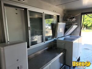 2021 Platform Kitchen Food Trailer Diamond Plated Aluminum Flooring Florida for Sale