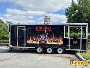 2021 Porch Food Trailer Barbecue Food Trailer Air Conditioning Florida for Sale