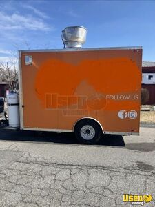 2021 Qtm 8.6 X 12 Kitchen Food Trailer Stainless Steel Wall Covers Maryland for Sale