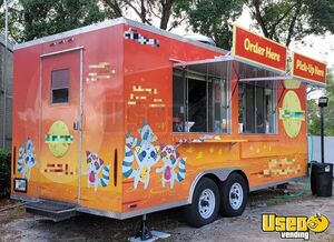2021 Qtm 8.6 X 20 Ta Kitchen Food Concession Trailer Kitchen Food Trailer Florida for Sale