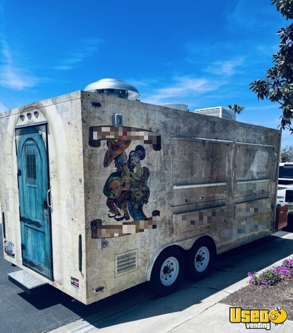 2021 Qtm8.6x18ta12k Kitchen Food Concession Trailer Kitchen Food Trailer California for Sale