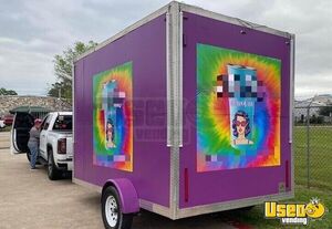 2021 Shaved Ice Concession Trailer Snowball Trailer Stainless Steel Wall Covers Florida for Sale