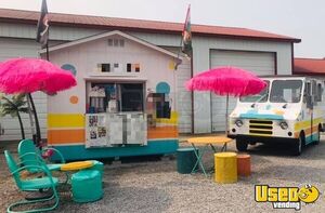 2021 Snow Cone Business With Truck And Concession Stand Snowball Trailer Kentucky Gas Engine for Sale
