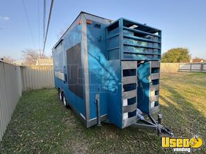 2021 Stx 16x8 Kitchen Food Trailer Generator Texas for Sale