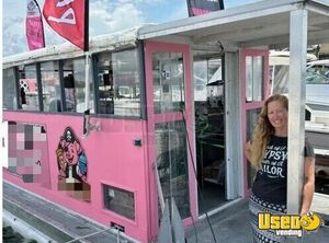 2021 Tritoon Kitchen Food Trailer Floor Drains Florida Gas Engine for Sale