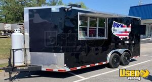 2021 V Nose Kitchen Food Trailer Air Conditioning North Carolina for Sale