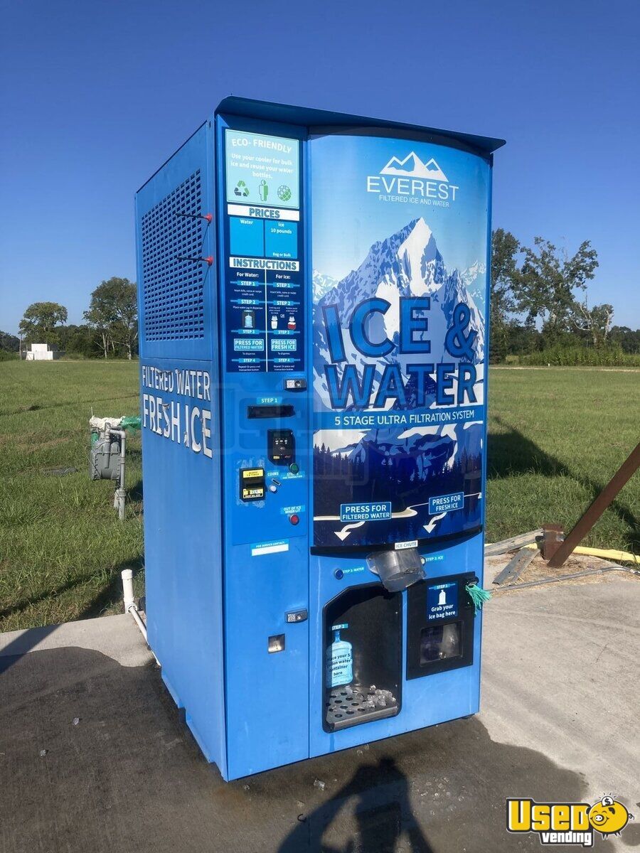 2021 Everest Ice VX4 Bagged Ice and Filtered Water Vending Station