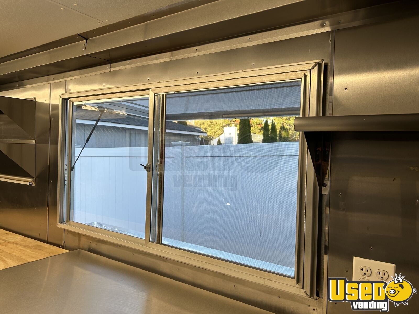 Like New 2021 7' x 16' Kitchen Food Trailer with Fire Suppression System for Sale in New York