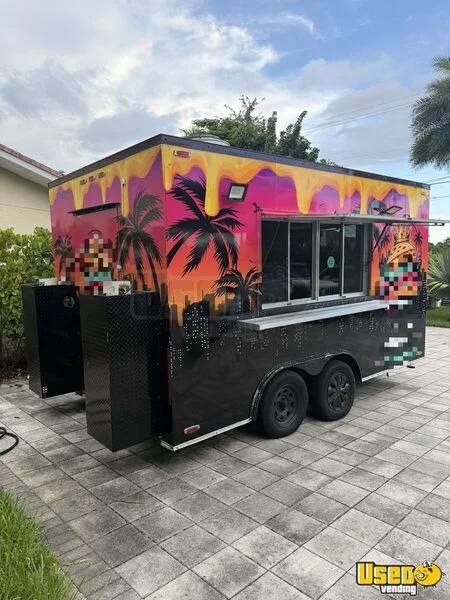 2022 14x8t Kitchen Food Trailer Florida for Sale