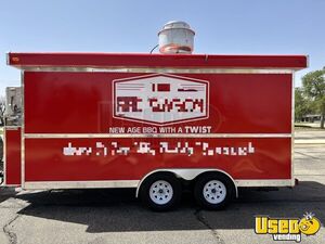 2022 16252 Barbecue Food Trailer Air Conditioning Texas for Sale