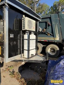 2022 16831 Kitchen Food Trailer Diamond Plated Aluminum Flooring Oklahoma for Sale