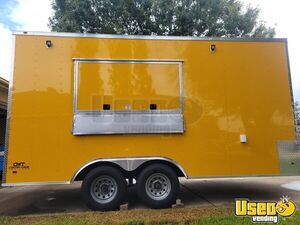 Like-New - 2022 8.5' x 16' Freedom Kitchen Food Concession Trailer with Pro-Fire Suppression for Sale in Texas!