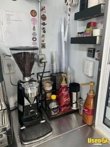 2022 170 Beverage - Coffee Trailer Diamond Plated Aluminum Flooring Texas for Sale