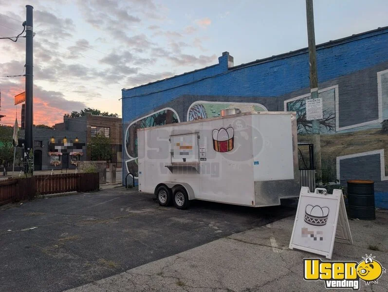 2022 2022 7' X 16' Kitchen Food Trailer Ohio for Sale