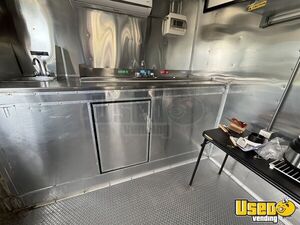 2022 2022 - 8’x32’ White Kitchen Food Trailer Grease Trap Texas for Sale