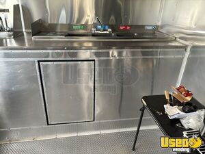 2022 2022 - 8’x32’ White Kitchen Food Trailer Work Table Texas for Sale