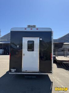2022 24' Custom Trailer Kitchen Food Trailer Diamond Plated Aluminum Flooring California for Sale