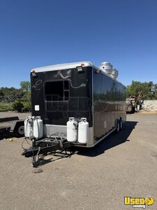 2022 24' Custom Trailer Kitchen Food Trailer Stainless Steel Wall Covers California for Sale