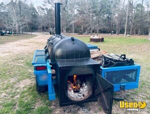 2022 250gal Open Bbq Smoker Trailer 5 Texas for Sale