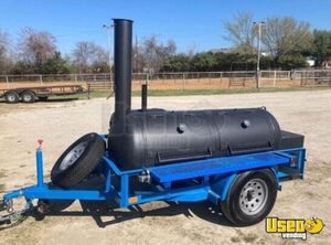 2022 250gal Open Bbq Smoker Trailer Propane Tank Texas for Sale