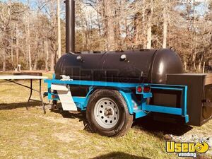 2022 250gal Open Bbq Smoker Trailer Spare Tire Texas for Sale