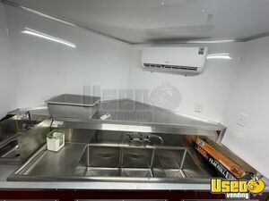 2022 26ft Gullwing Kitchen Food Trailer Exterior Customer Counter Florida for Sale