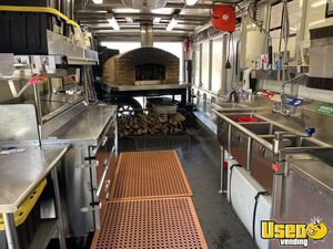 2022 32' Aluminum Cargo Trailer Pizza Trailer Concession Window Texas for Sale