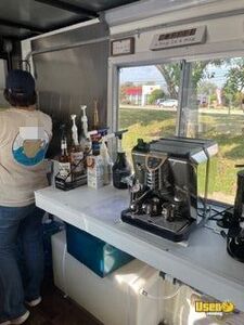 2022 6x12 Beverage - Coffee Trailer Stainless Steel Wall Covers Maryland for Sale