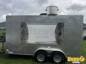 2022 7x14 Kitchen Food Trailer Stainless Steel Wall Covers Alabama for Sale