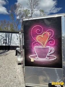 2022 7x16 Beverage - Coffee Trailer Exterior Customer Counter Michigan for Sale