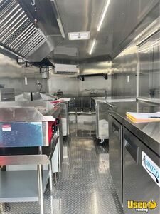 2022 7x16ta Kitchen Food Concession Trailer Kitchen Food Trailer Diamond Plated Aluminum Flooring Florida for Sale