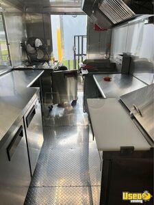 2022 7x16ta Kitchen Food Concession Trailer Kitchen Food Trailer Exterior Customer Counter Florida for Sale