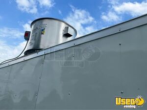 2022 7x16ta Kitchen Food Concession Trailer Kitchen Food Trailer Stainless Steel Wall Covers Florida for Sale