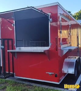 2022 7x16ta Snowball Concession Trailer Snowball Trailer Insulated Walls Florida for Sale