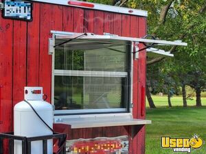 2022 7x16ta2 Food Concession Trailer Kitchen Food Trailer Concession Window Minnesota for Sale