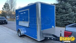 2022 7x16ta3 Concession Food Trailer Upright Freezer Colorado for Sale