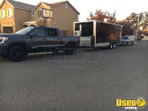 2022 8 X 22 Bbq Trailer Barbecue Food Trailer Cabinets California for Sale